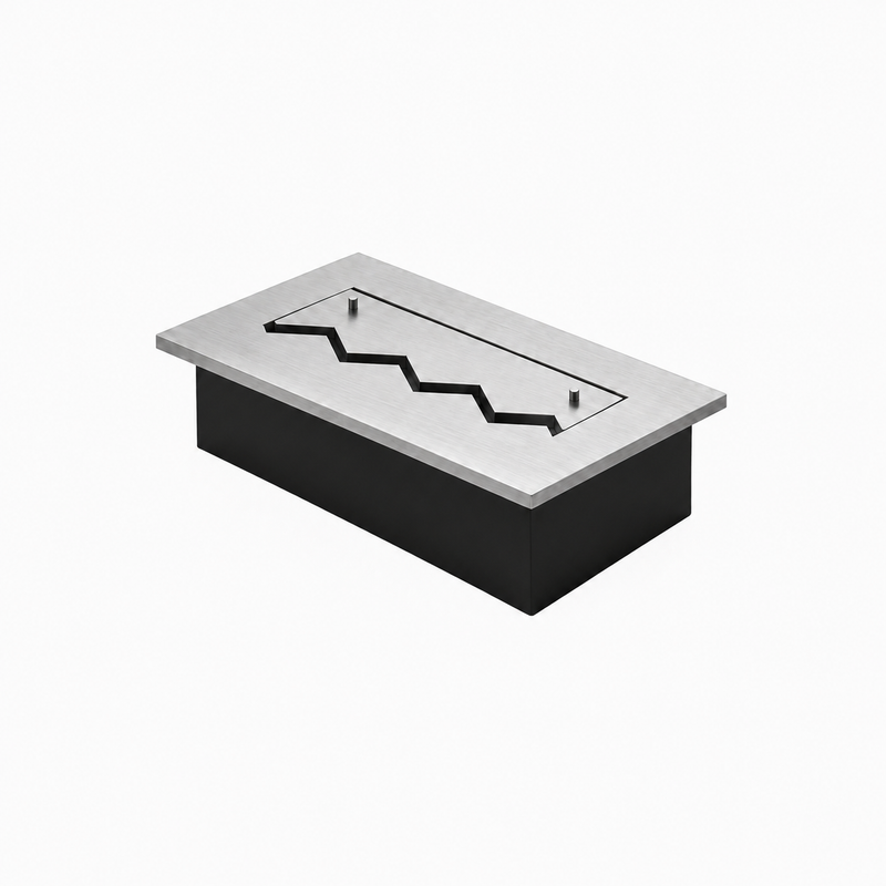 Solo Zigzag Stainless Steel Built-in Burner 30 cm
