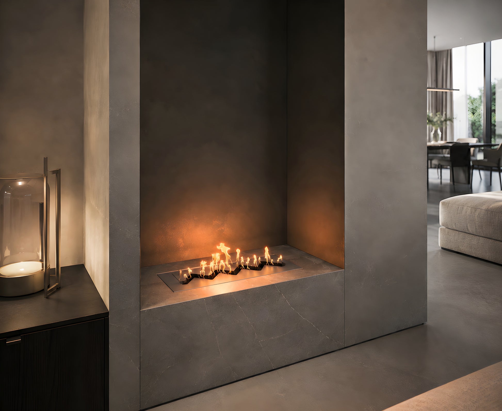 Solo Zigzag Stainless Steel Built-in Burner 40 cm