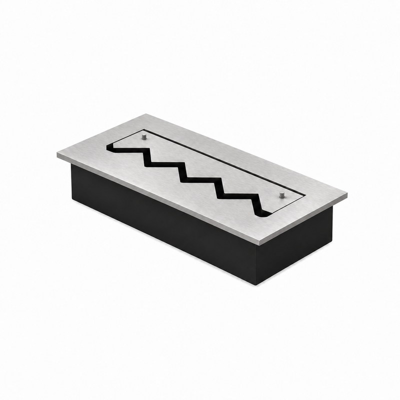 Solo Zigzag Stainless Steel Built-in Burner 40 cm