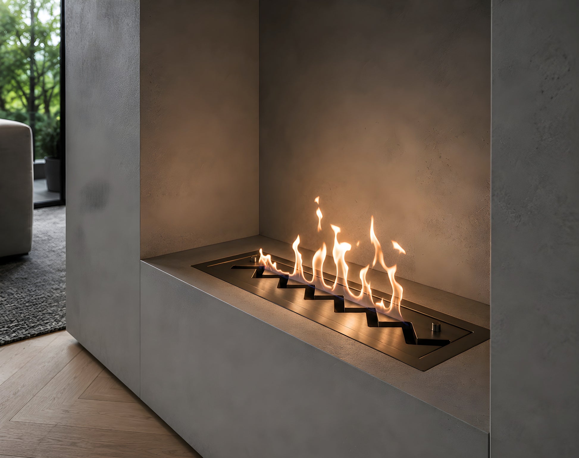 Solo Zigzag Stainless Steel Built-in Burner 60 cm