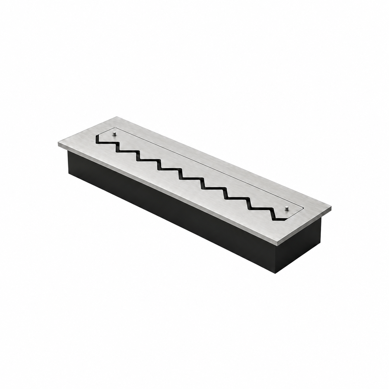 Solo Zigzag Stainless Steel Built-in Burner 90 cm