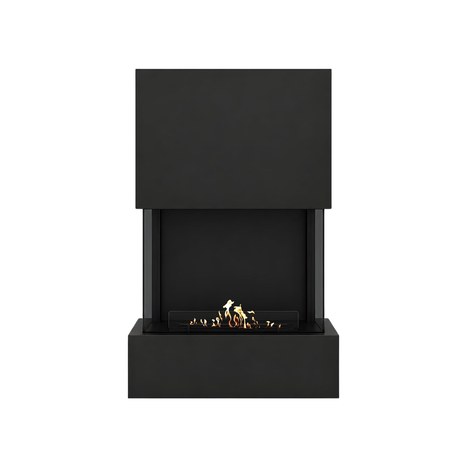Sure Freestanding Fireplace Black H190 cm