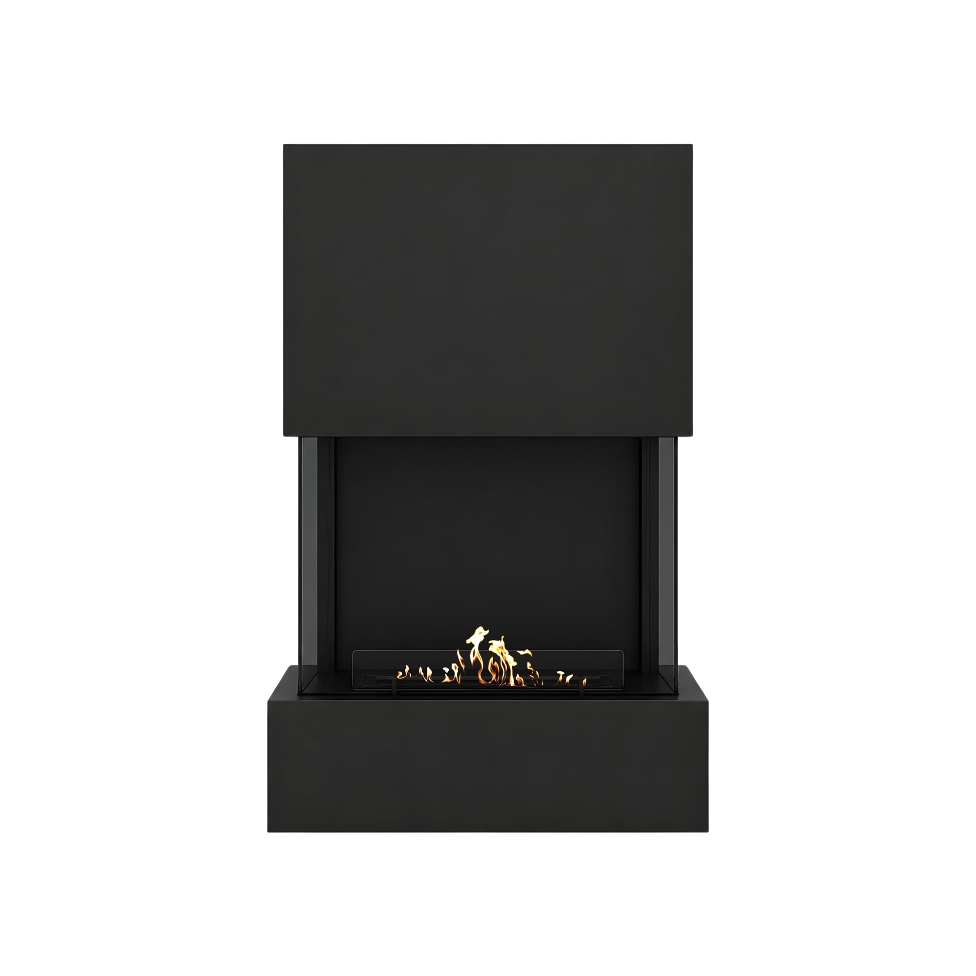 Sure Freestanding Fireplace Black H190 cm