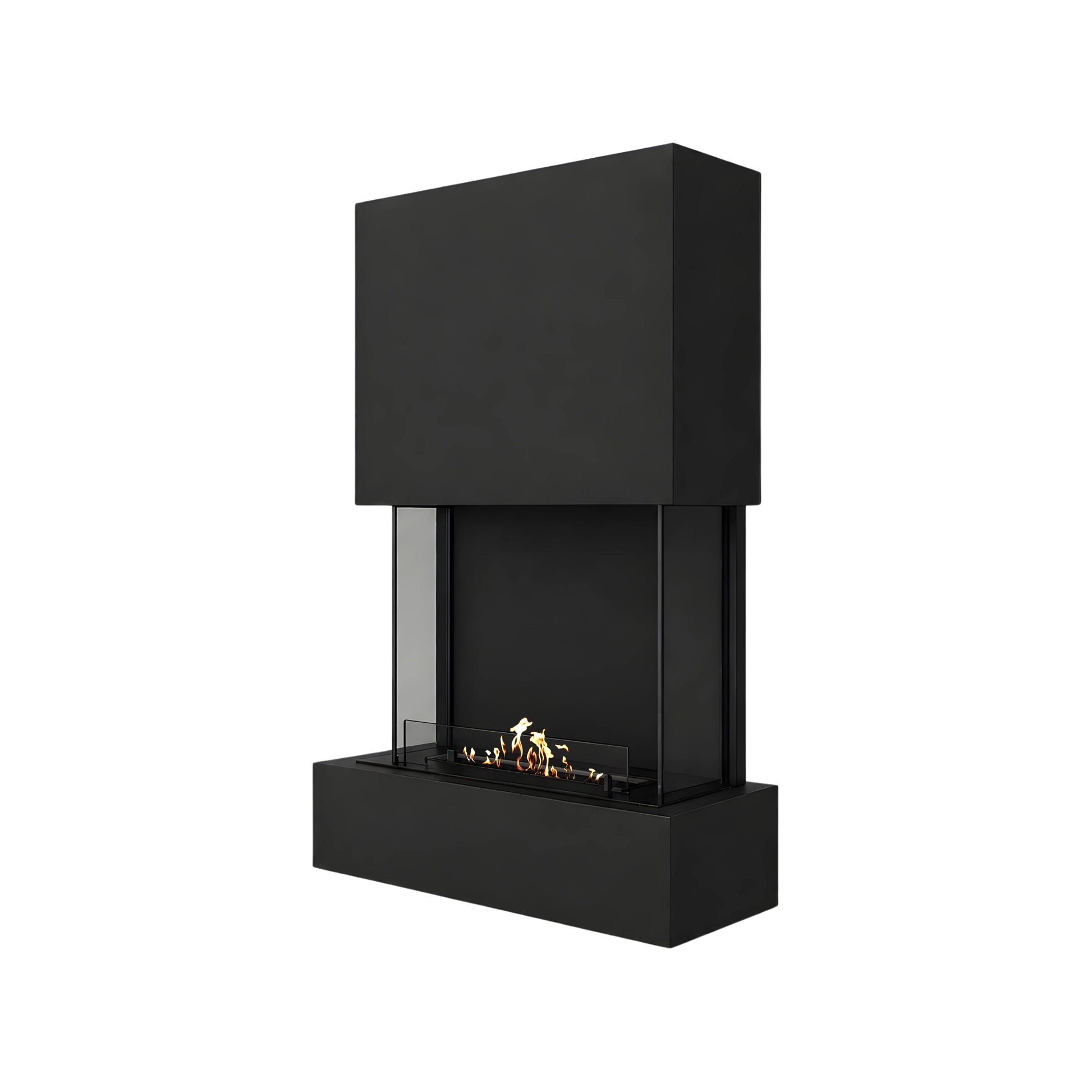Sure Freestanding Fireplace Black H190 cm