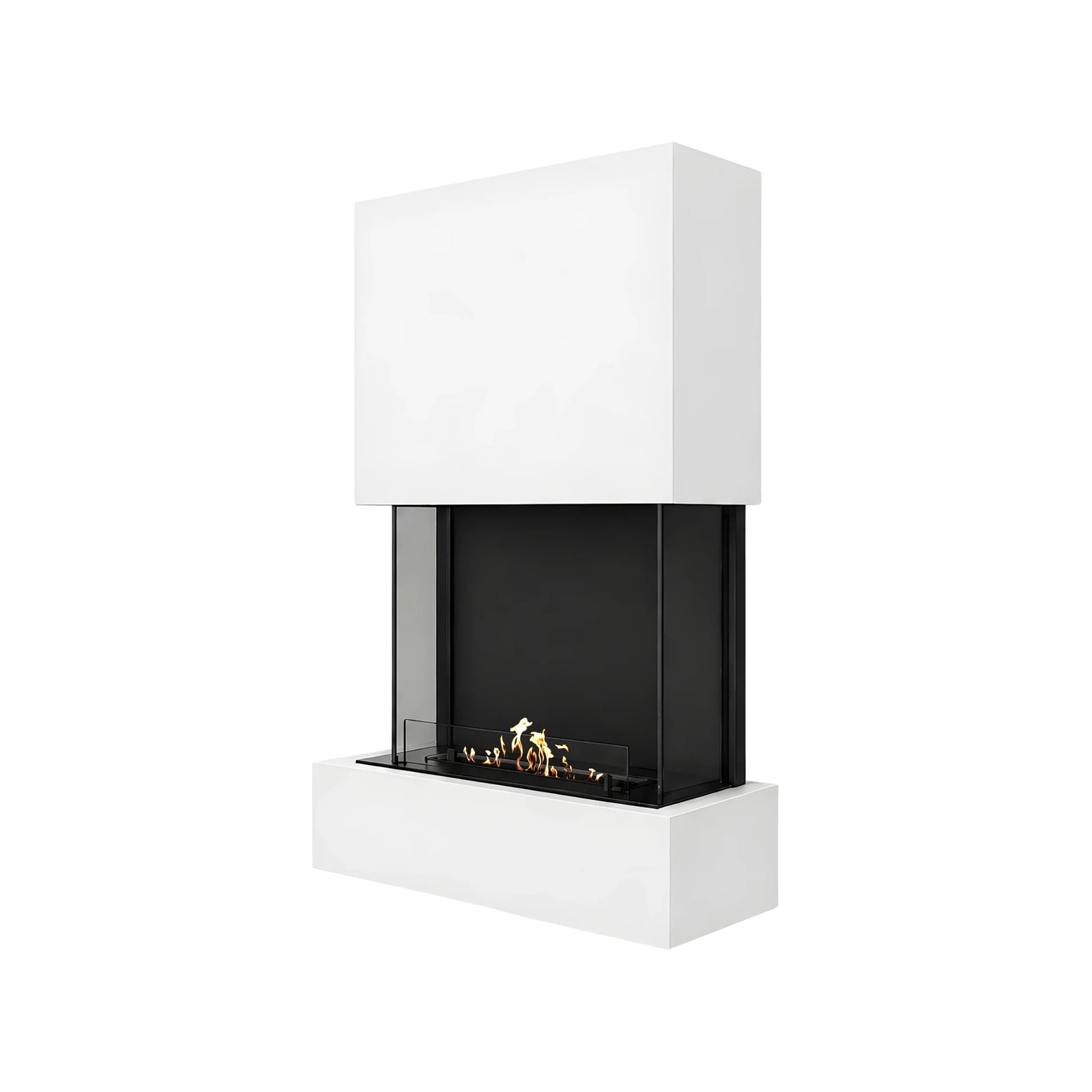 Sure Freestanding Fireplace White H190 cm