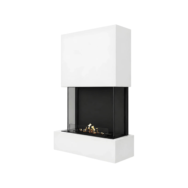 Sure Freestanding Fireplace White H190 cm