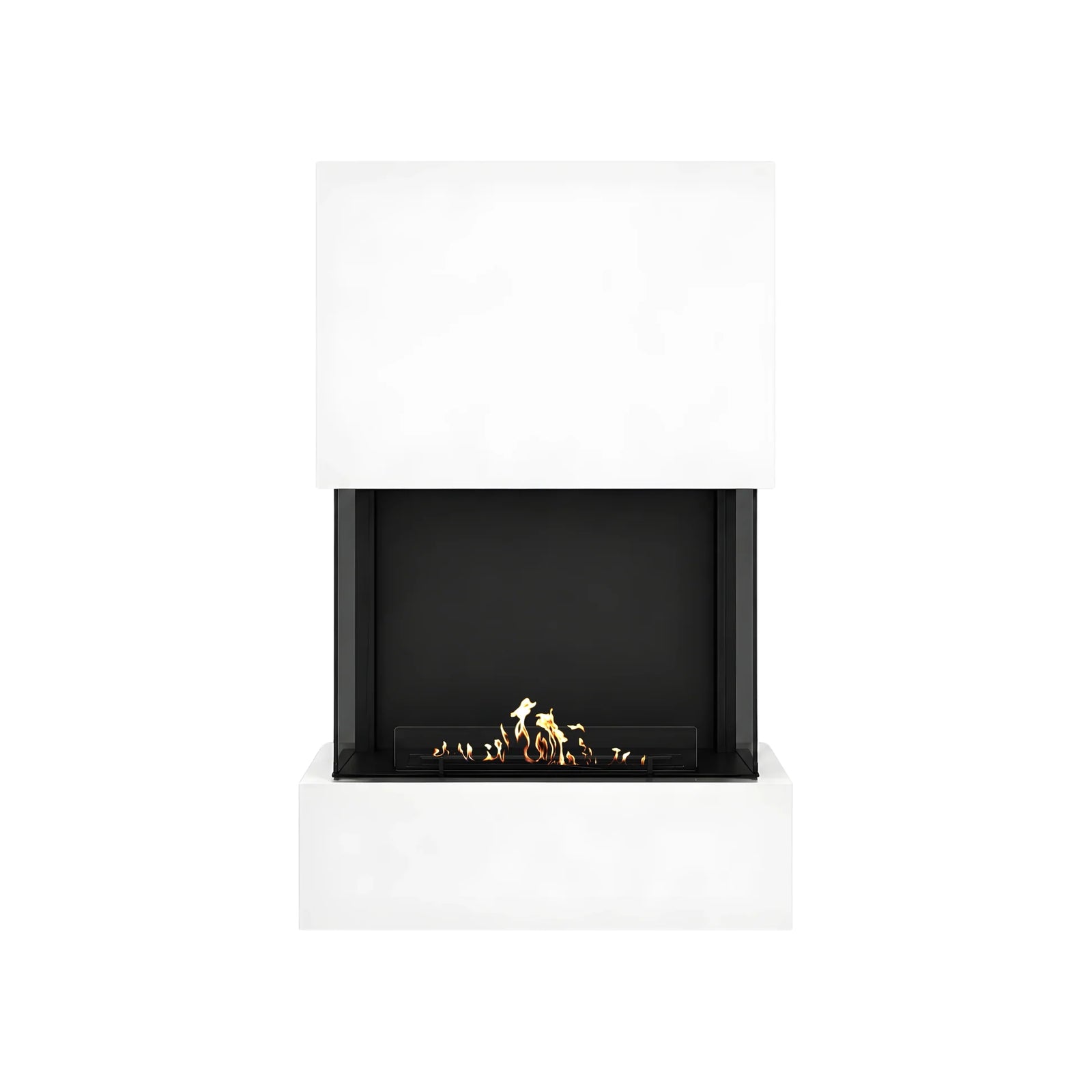 Sure Freestanding Fireplace White H190 cm