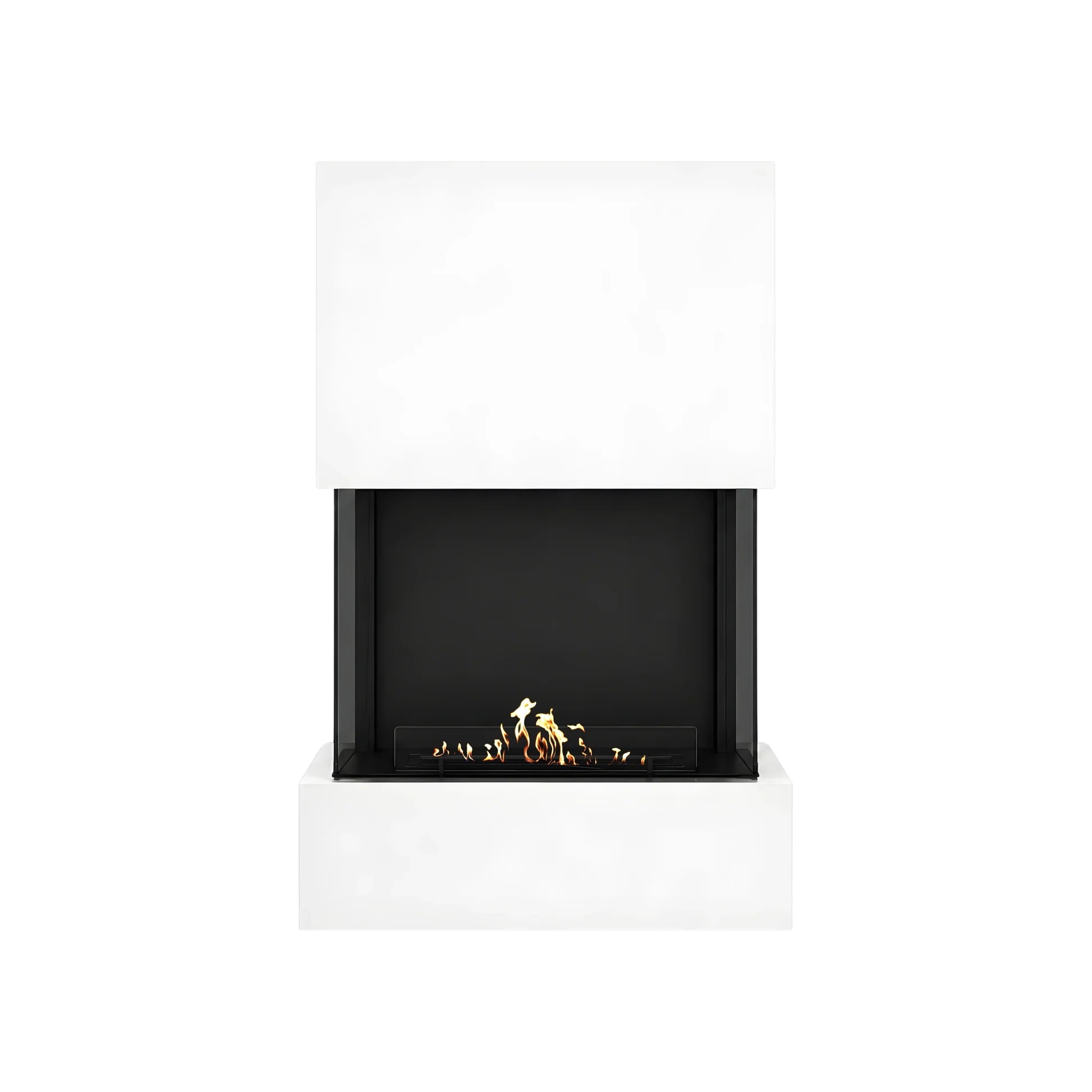 Sure Freestanding Fireplace White H190 cm
